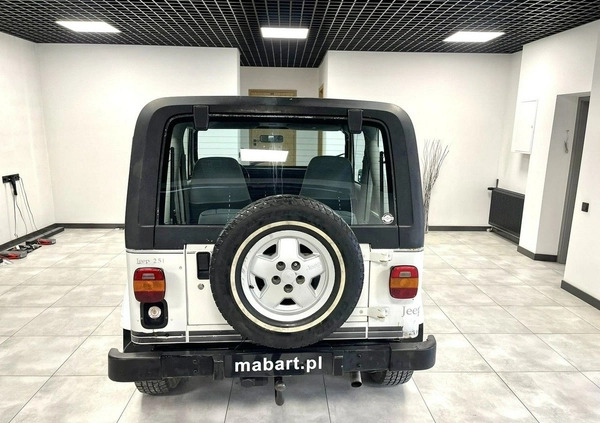 Jeep Wrangler cena 51000 przebieg: 150000, rok produkcji 1990 z Nowy Staw małe 121